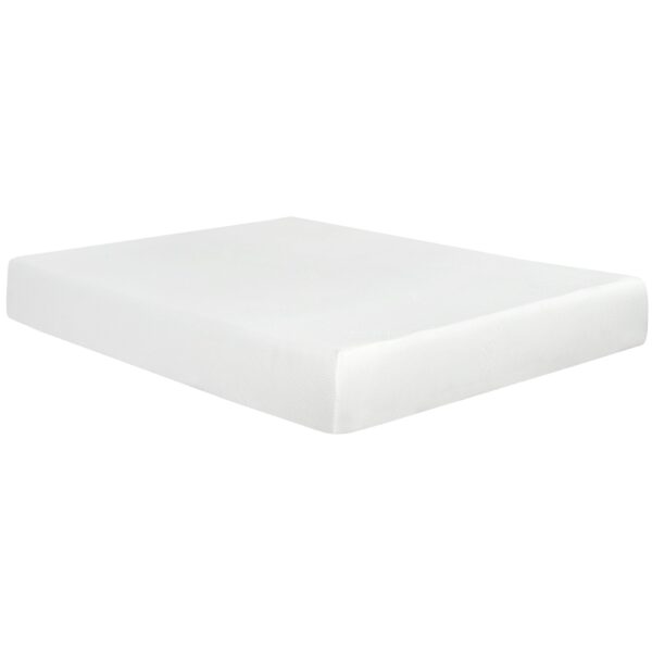 10" Plush Gel Memory Foam Mattress For California King Bed With Cooling Technology Aloe Vera Cover - White