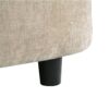 Modern Chaise Lounge Sofa Bed Upholstered Sofa Couch With Tufted Seat And Detachable Pillows For Living Room - Champagne - Image 18