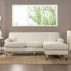 Alana - L-Shape Reversible Sectional Sofa - Light Beige - Image 13