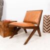 Colin - Lounge Chair - Brown / Tan - Image 6