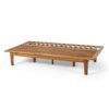 Outdoor Elegance Daybed With Convertible Design Cushion Frame - Beige - Image 12