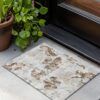 Macau - Non - Slip Accent Rug - Beige Brown / Ivory / Taupe - Image 2