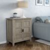 Burlington - Low Storage Cabinet - Distressed Gray - Image 7
