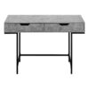 Computer Desk For Home Office, Laptop, Storage Drawers, Versatile Placement - Gray - Image 2