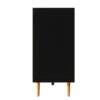 Modern TV Stand With 3 Doors And Adjustable Shelves For Living Room, Fits TVs Up To 70" - Black - Image 16