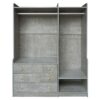 Open Wardrobe Storage For Bedroom - Gray - Image 6