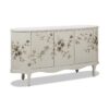 Florence - Hand Painted Lacquered Credenza - Taupe Gray - Image 2