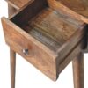 Mini Curved Console, 2 Drawer - Natural - Image 5