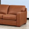 Dillon - Leather Left Chaise Sectional - Brown - Image 4