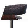 Lowell - Adjustable Swivel Bar Stool - Charcoal Gray - Image 6