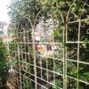 4 Pack Metal Garden Trellis Rustproof For Climbing Plants Outdoor Flower Support - Cream White - Image 8