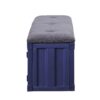 Cargo - Bench With Storage - Blue / Gray - Image 3