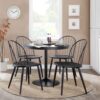 Dakota - Industrial Dining Table - Black - Image 5