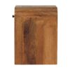 Newton - Mini Nightstand With A Drawer And Open Shelf - Beige Brown - Image 9