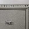 Kaitlyn - Synthetic Leather Queen Bed With LED & Storage - Champagne - Image 4