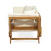 Outdoor Expandable Daybed And Cushions - Teak - Image 12