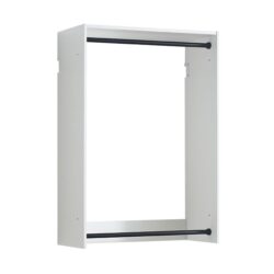 Devi - Wall Mounted Closet System With Modular Design And Ample Storage - White