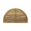 Outdoor 3 Piece Half Round Folding Bistro Set - Natural - Image 14