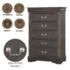 Louis Philippe - Chest - Dark Gray - Image 5