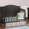 Glendale - 4 In 1 Convertible Crib - Charcoal Brown - Image 5