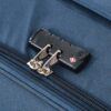 Softside Luggage Expandable 3 Piece Set Suitcase Upright Spinner Softshell Lightweight Luggage Travel Set - Dark Blue - Image 11