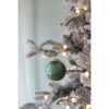 Christmas Ball Ornaments, Glass Decorative Hanging Ball Christmas Tree Ornaments, For Holiday Party Decorations (Set of 6) - Green - Image 3
