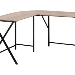Computer Desk, Home Office, Corner, L Shape, Laptop, Contemporary & Modern - Taupe