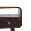 Mini Curved Console Table - Walnut - Image 8