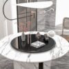 28" Round Tempered Glass Table Top Glass 2 / 5" Thick Beveled Polished Edge - Black - Image 16