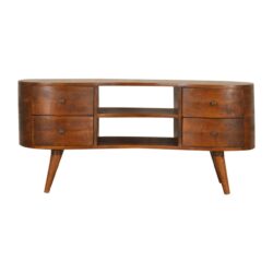 Wave Entertainment Unit - Chestnut