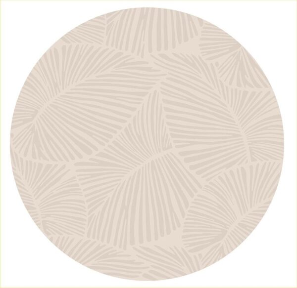 Curve - Round Rug - Beige
