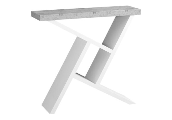 Accent Console Table For Entryway, Modern Convenient Design - White