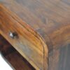 Mini Curve Floating Nightstand - Chestnut - Image 5
