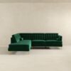 Brooke - Sectional Sofa Left Facing - Green - Image 5