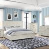 3 Drawer Elegant Nightstand - White - Image 5
