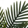 20" Tall, Artificial Plant, Palm, Indoor, Faux, Fake, Table, Greenery, Potted, Real Touch, Decorative - Green / Black - Image 3