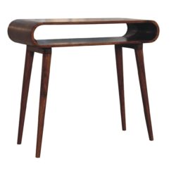 Amaya - Nordic Style Console Table - Chestnut