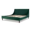 Aspen - King Vertical Tufted Modern Headboard Platform Bed Set - Evergreen - Image 5