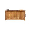 Bar Cart With Wine Bottle Holders, - Black - Image 12