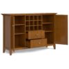 Bedford - Sideboard Buffet And Wine Rack - Light Golden Brown - Image 8