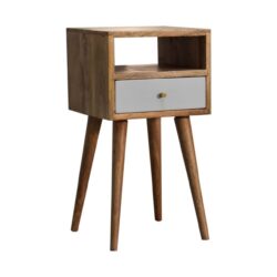 Mini Hand Painted Bedside Table - Light Blue