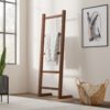 Bray - Bath Towel And Blanket Ladder Shelf - Natural Walnut - Image 11