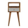 Mini Hand Painted Bedside Table - Light Blue - Image 2