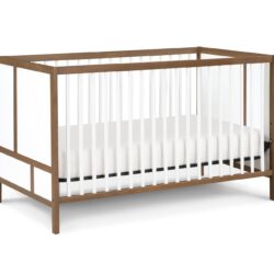 Pixie Finn - 3 In 1 Crib - Walnut / White