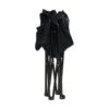2 Pieces Outdoor Portable Folding Camping Chairs With Carry Bag - Black - Image 14