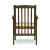 Casa - Acacia Dining Chair Set With Cushions, 2 Pieces - Gray / Cream - Image 14