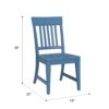 Haidel - Slat Back Dining Chairs (Set of 2) - Blue - Image 6