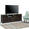 Burlington - TV Media Stand - Mahogany Brown - Image 7
