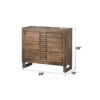 Andria - Reclaimed Nightstand - Oak - Image 5