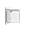 20 X 28" Bathroom Medicine Cabinet With Mirror Wall Mounted LED Bathroom Mirror Cabinet With Lights, Anti-Fog, Waterproof, Dimmable, 3000K~6000K, Single Door, Touch Swich, Storage Shelves - Silver - Image 9